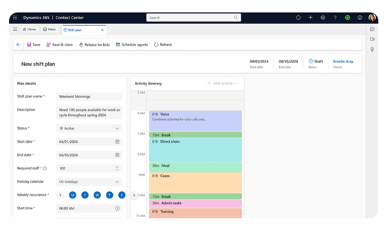 ms dynamics 365 contact center